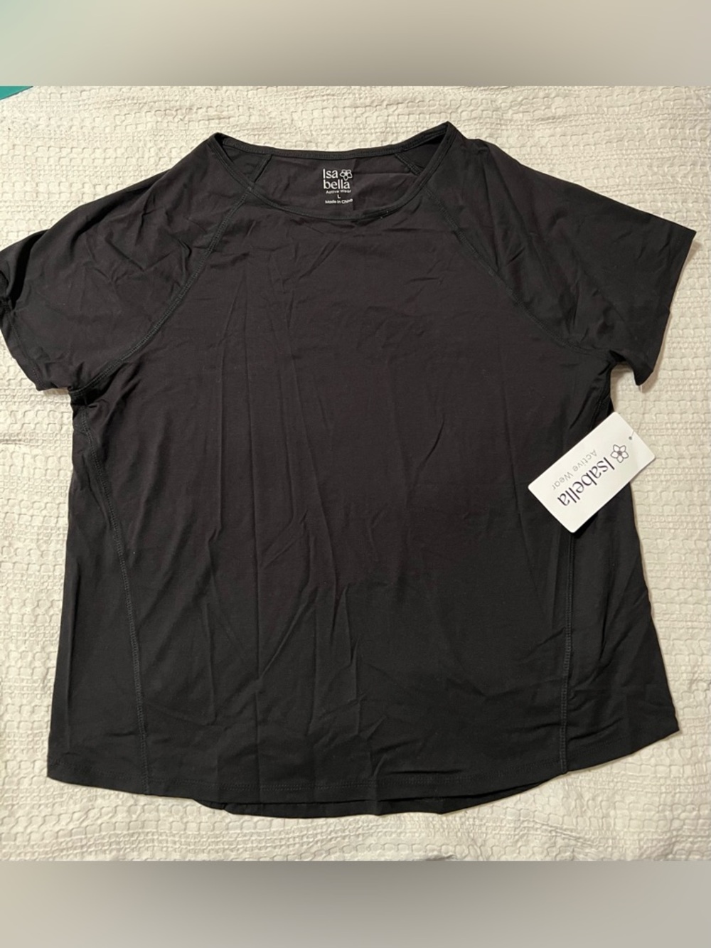 Isabella active wear short sleeve tee